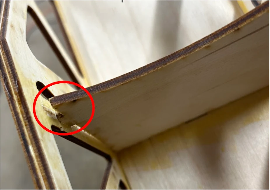 Bridge after load testing showing structural failure