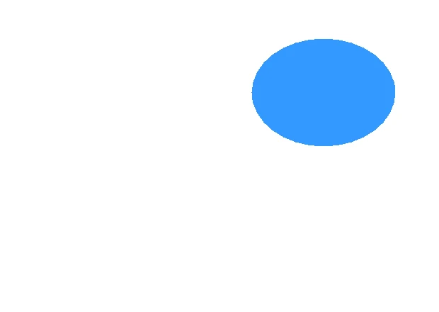 Loopback collaborative sketch state after the rectangle was deleted and ellipse recolored blue